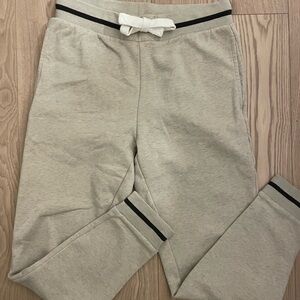 Tag Cream Fleece-Lined Sweater